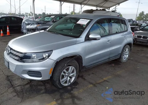 2013 Volkswagen Tiguan S from USA, damaged, VIN WVGAV3AX5DW561991